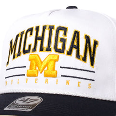 University of Michigan Wolverines Roscoe Rope Two Tone Hitch Hat White