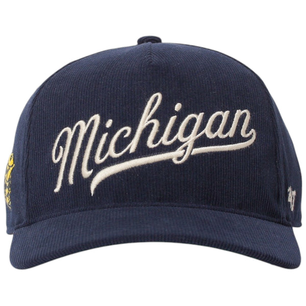 University of Michigan Wolverines Vintage Grandstand Cord Hitch RF Hat Navy