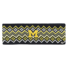 University of Michigan Wolverines Women's Elsa Headband Navy
