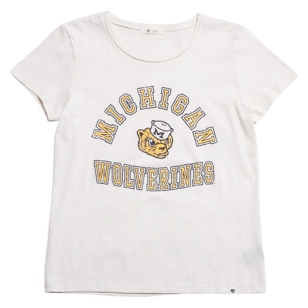 University of Michigan Wolverines Women's GG Frankie T-Shirt Sandstone