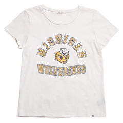 University of Michigan Wolverines Women's GG Frankie T-Shirt Sandstone