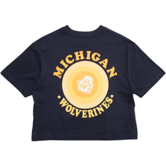 University of Michigan Wolverines Women's Nova Backer Reed City T-Shirt Navy