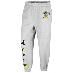 University of Michigan Wolverines Women's Seeing Stars Venice Sweatpants Relay Grey