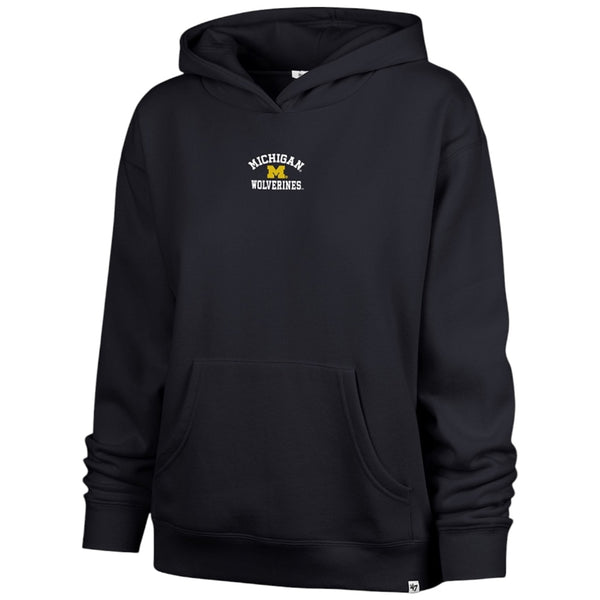 University of Michigan Wolverines Women's Spirited Arch Naomi Hoodie Fall Navy