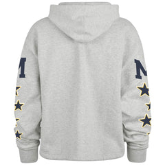 University of Michigan Wolverines Women's Starry Eyed Venice Hoodie Relay Grey