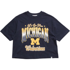 University of Michigan Wolverines Women's Vibe Check Reed City T-Shirt Navy
