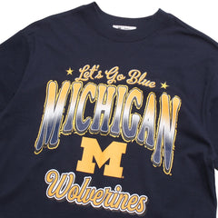University of Michigan Wolverines Women's Vibe Check Reed City T-Shirt Navy