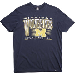 University of Michigan Wolverines Wynwood Franklin T-Shirt Atlas Blue
