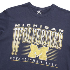 University of Michigan Wolverines Wynwood Franklin T-Shirt Atlas Blue
