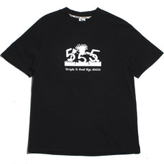 555 Record Label T-Shirt Black