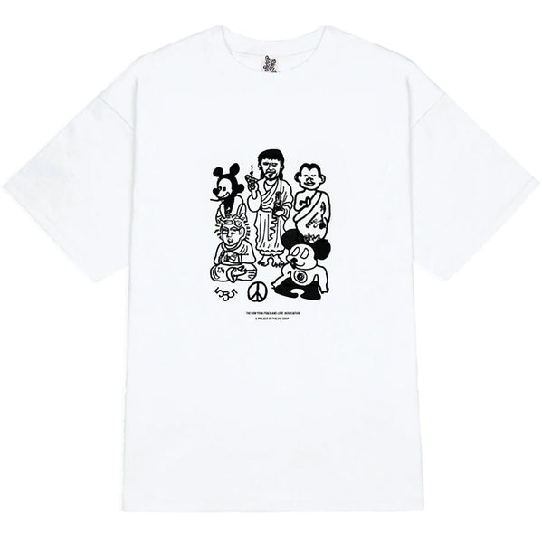 Meditated America T-Shirt White