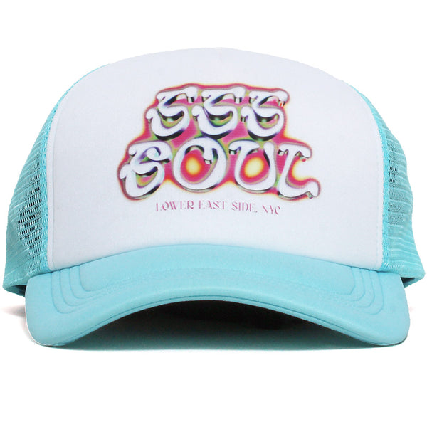 Sunkist Trucker Hat Seafoam
