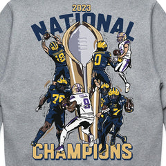 National Champions Hoodie Heather Grey