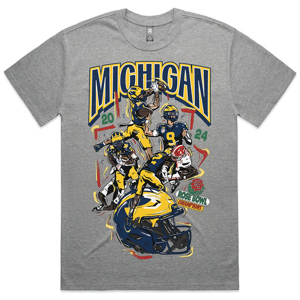 Rose Bowl Champions T-Shirt Heather Grey