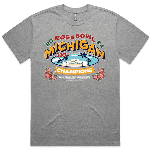 Pasadena Champions T-Shirt Heather Grey