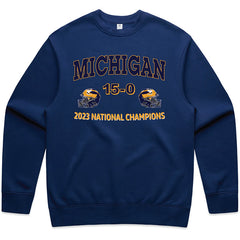 Undefeated Crewneck Sweatshirt Navy