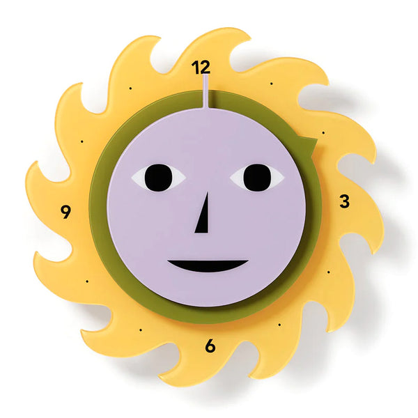 Everybody Clock Yellow / Green / Purple