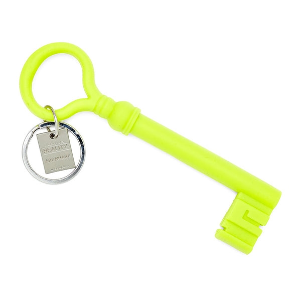 Reality Key Keychain Chartreuse