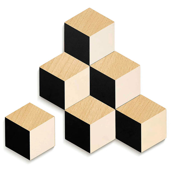 Table Tiles Coaster Set Black / Beige