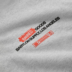 Banned Goods Hoodie Athletic Grey