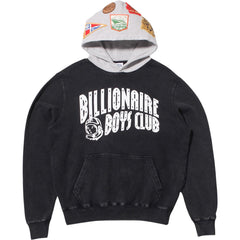 Patches Hoodie Black