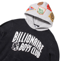 Patches Hoodie Black