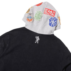 Patches Hoodie Black