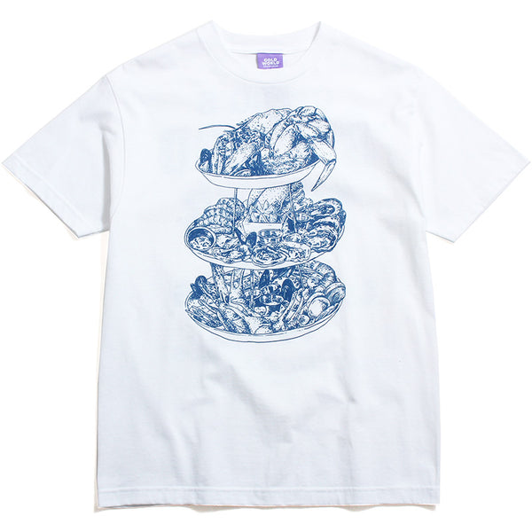 Seafood Tower T-Shirt White