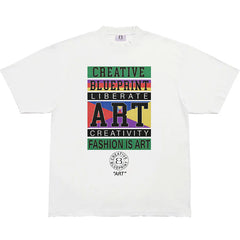 "Fashion Is Art" T-Shirt White