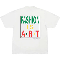 "Fashion Is Art" T-Shirt White