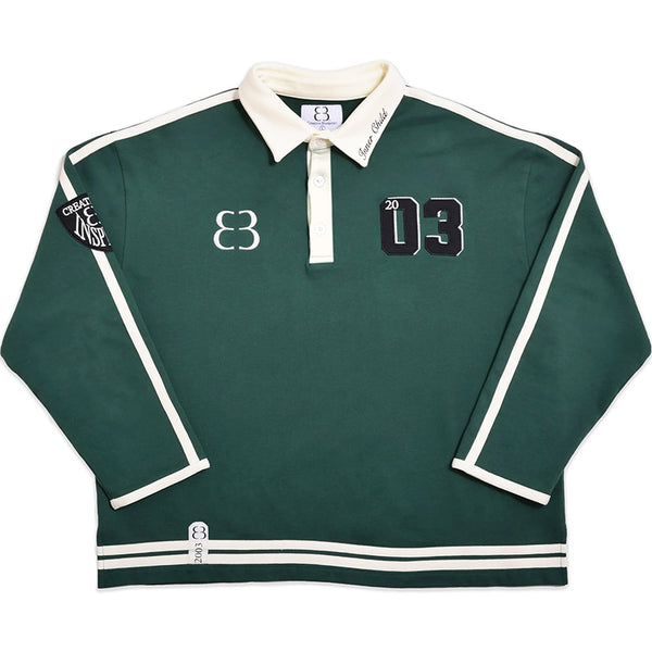 Inner Child Rugby Shirt Forest Green