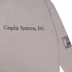 Arbitrary Long Sleeve T-Shirt Stone Grey