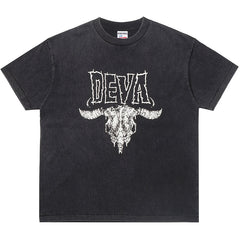Gara GFX Retro T-Shirt Washed Black