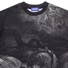 Leviathan Full Print T-Shirt Black