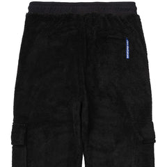 Overcast Sherpa Cargo Sweatpants Black