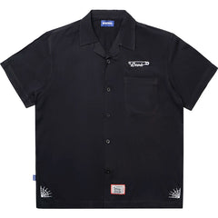 Pins S/S Bowling Shirt Black