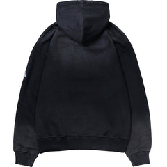 Solar Sunfaded Hoodie Black