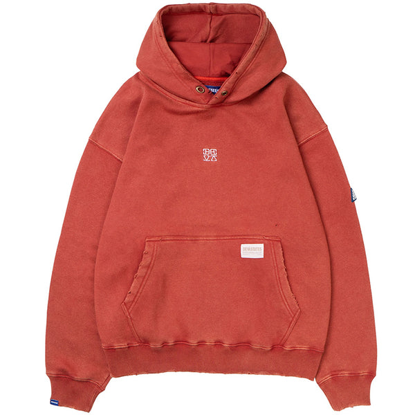 Solar Sunfaded Hoodie Red