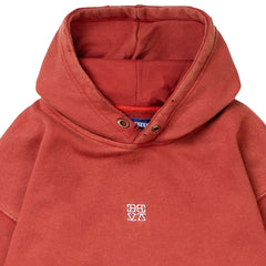 Solar Sunfaded Hoodie Red