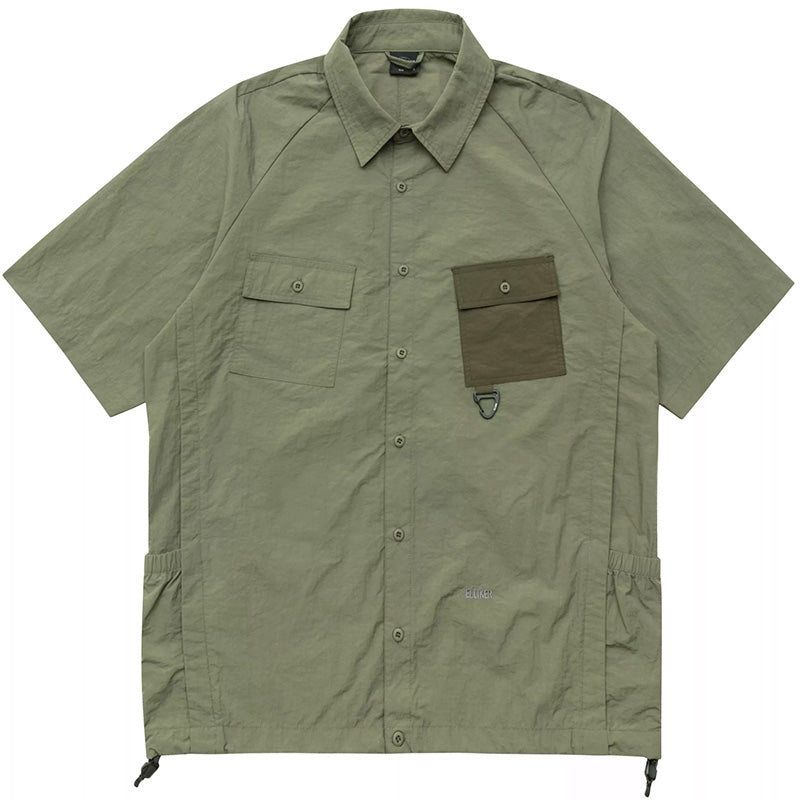 Alston Two Tone Tech Short Sleeve Shirt Ivy Green