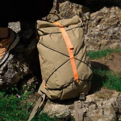 Dayle Roll Top Backpack Sand