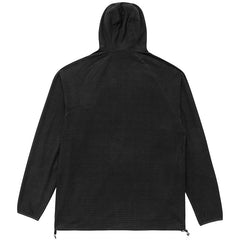 Hudswell Pullover Grid Fleece Hoodie Black