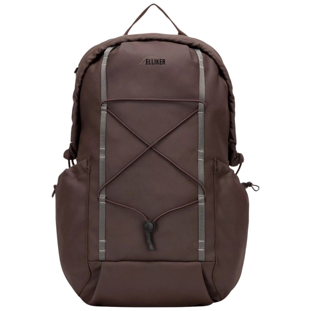 Kiln Hooded Zip Top Backpack Dark Brown