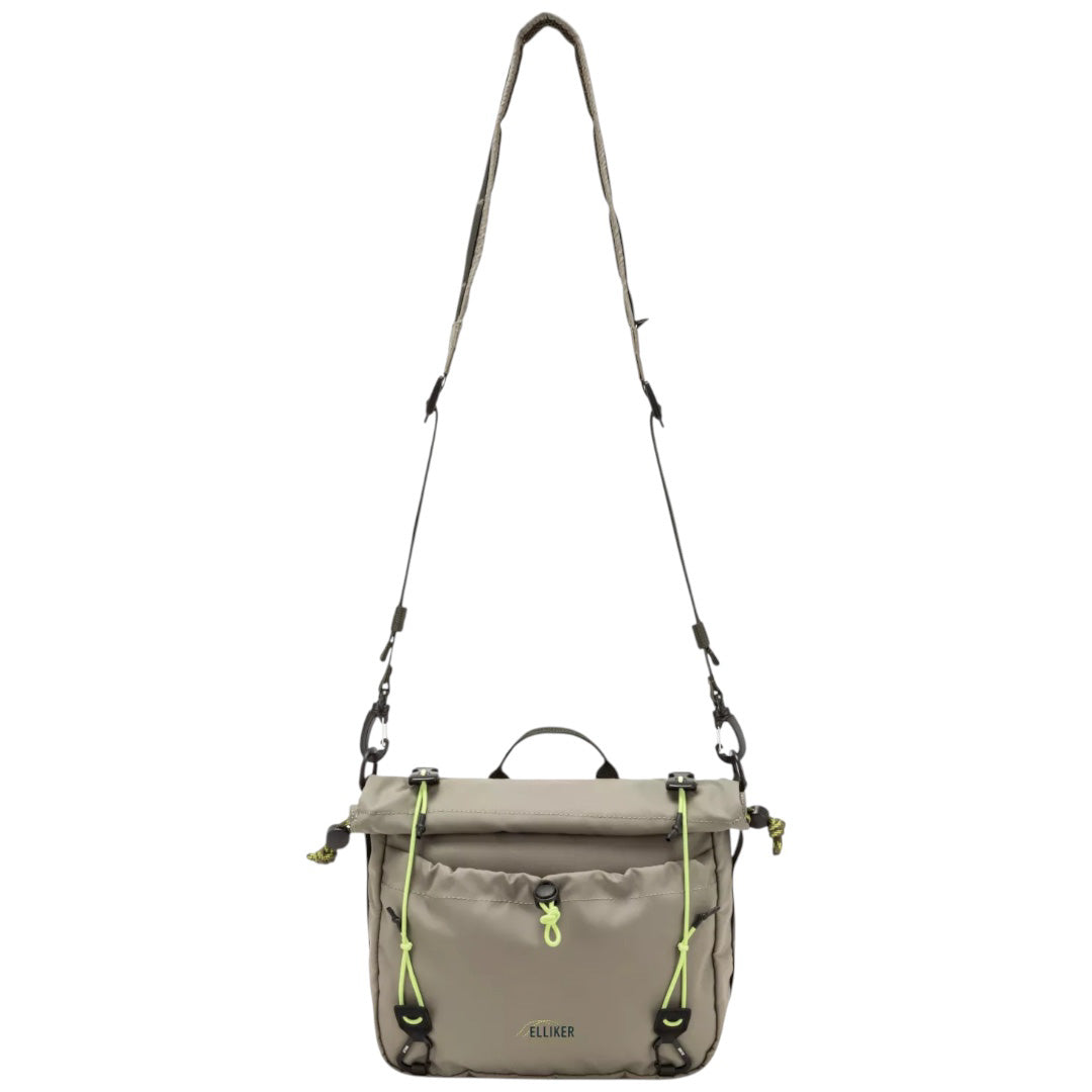 Nidder Roll Top Cross Body Bag Taupe