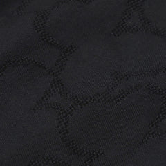 Belser S/S Polo Black Floral Lace