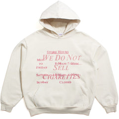 Cig Hoodie Cream / Pink