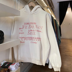 Cig Hoodie Cream / Pink