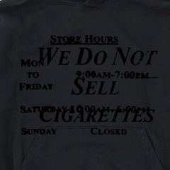 Cig Hoodie Off Black