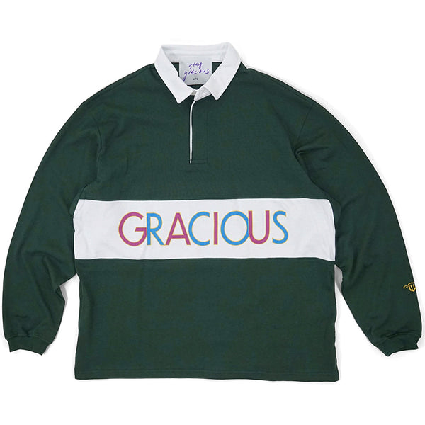 Gracious Rugby Shirt Racing Green