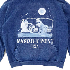 Makeout Point Washed Hoodie Indigo